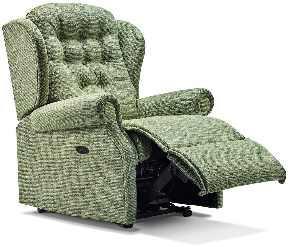 green reclining chair