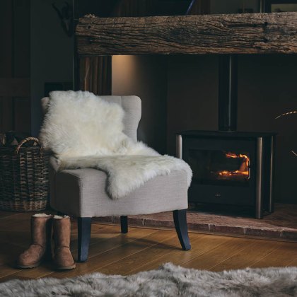 Ivory Single Longwool Sheepskin Rug Ivory Single Longwool Sheepskin Rug