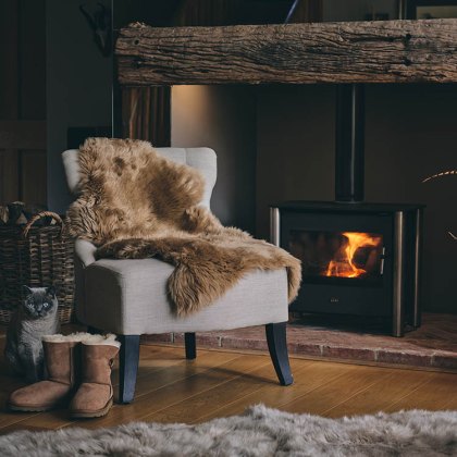 Latte Single Longwool Sheepskin Rug Latte Single Longwool Sheepskin Rug