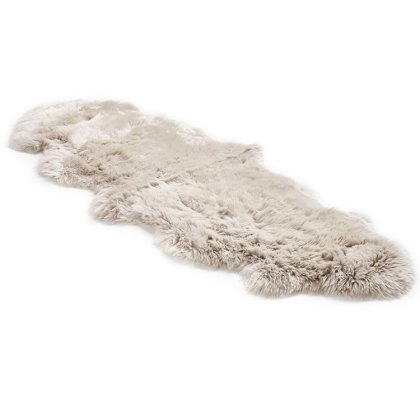 Stone Double Longwool Sheepskin Rug Stone Double Longwool Sheepskin Rug