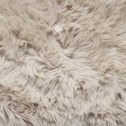 Stone Double Longwool Sheepskin Rug Stone Double Longwool Sheepskin Rug