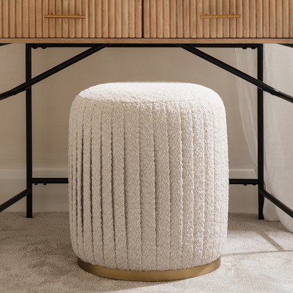 Reed Pleated Stool Reed Pleated Stool