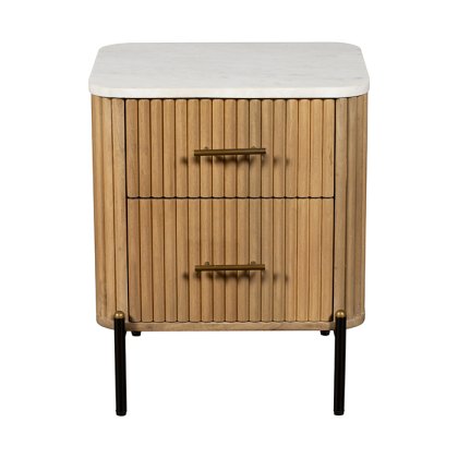 Reed 2 Drawer Bedside Table Reed 2 Drawer Bedside Table