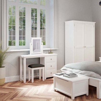 Henley White Stool Henley White Stool