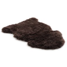 Dark Brown Single Longwool Sheepskin Rug Dark Brown Single Longwool Sheepskin Rug