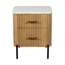 Reed 2 Drawer Bedside Table Reed 2 Drawer Bedside Table