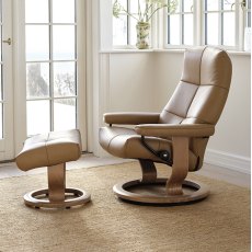 David Large Classic Chair with Footstool David Large Classic Chair with Footstool