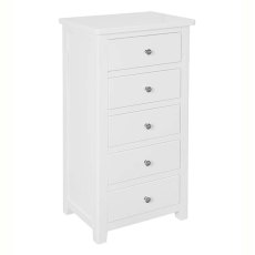 Henley White Narrow Chest of Drawers Henley White Narrow Chest of Drawers