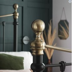 Bronte King Size 150cm Metal Bed Black Bronte King Size 150cm Metal Bed Black