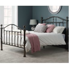 Victoria King Size 150cm Metal Bed Black Victoria King Size 150cm Metal Bed Black