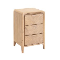 Atauro Slim 3 Drawer Bedside Table Atauro Slim 3 Drawer Bedside Table