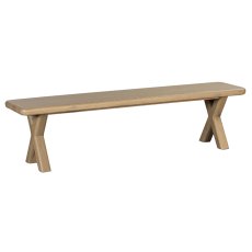 Flynn 180cm Oak Dining Bench Flynn 180cm Oak Dining Bench