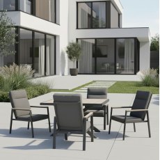 Kettler Tudor 4 Seat Reclining Dining Set Kettler Tudor 4 Seat Reclining Dining Set