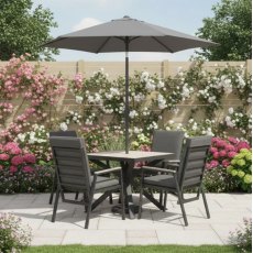 Kettler Tudor 4 Seat Reclining Dining Set Kettler Tudor 4 Seat Reclining Dining Set