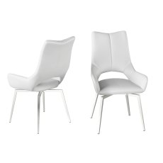 Spinello Swivel Dining Chair White Spinello Swivel Dining Chair White