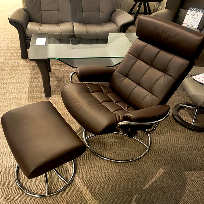 Stressless London Chair and Footstool 