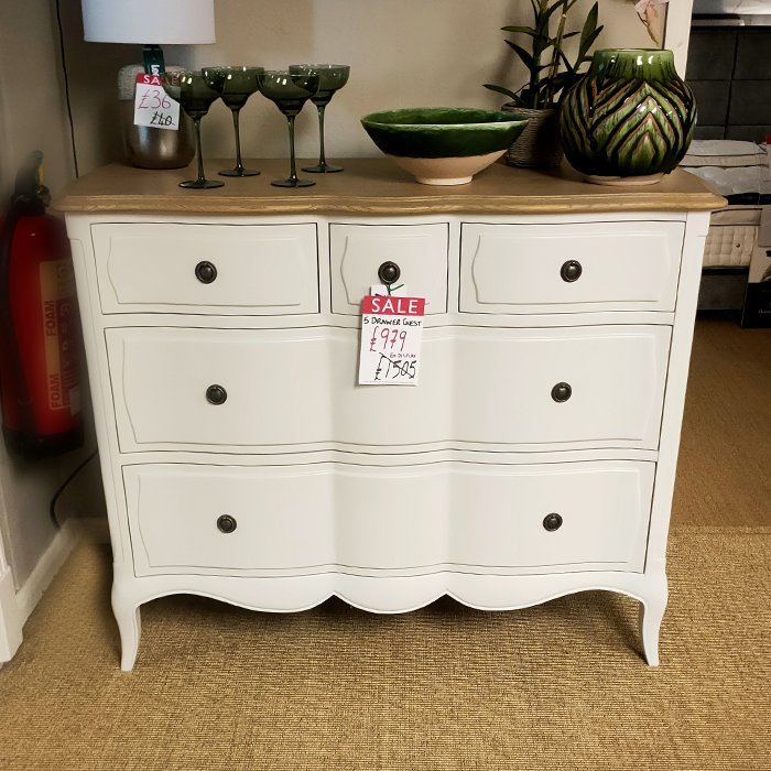 large 5 drawer chest of drawers