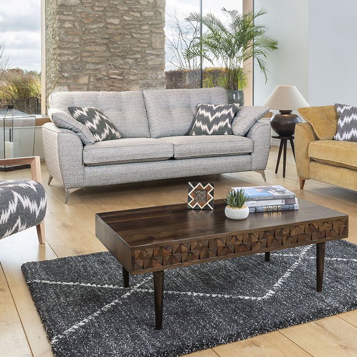 Savannah 3 Seater Fabric Sofa