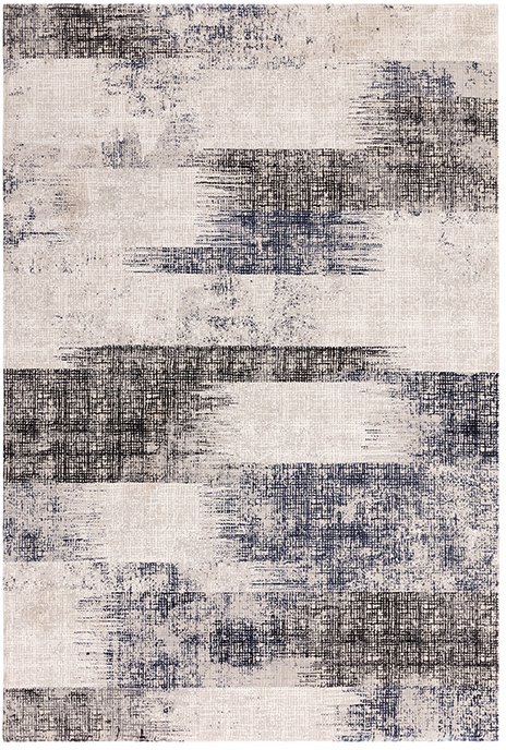 Kuza Lines Blue Rug