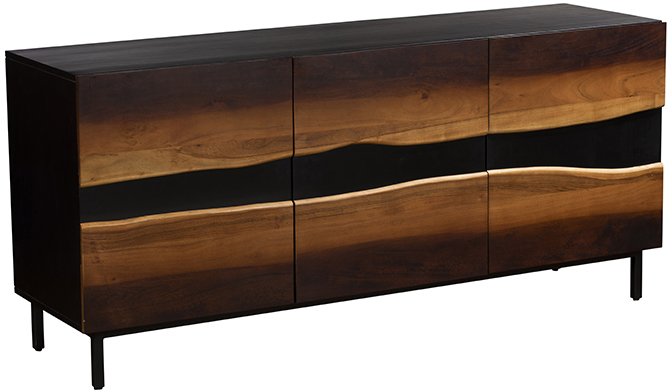 wooden sideboard