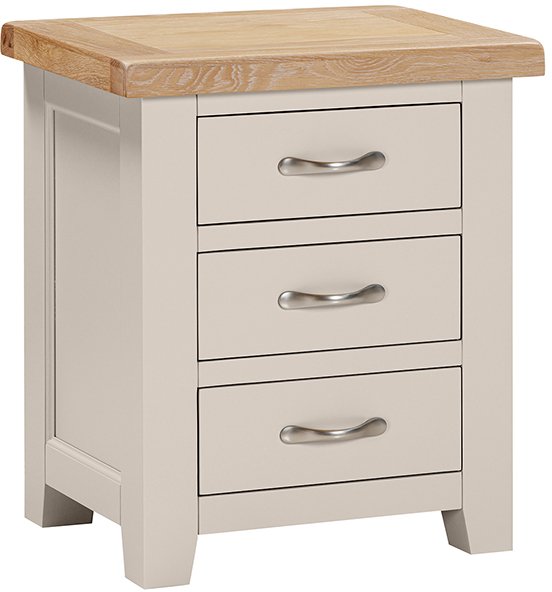 Wiltshire 3 Drawer Bedside Table