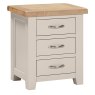 Wiltshire 3 Drawer Bedside Table