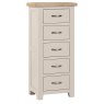 Wiltshire 5 Drawers Tall Chest