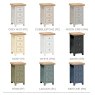 Wiltshire Compact 3 Drawer Bedside Table
