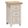 Wiltshire Compact 3 Drawer Bedside Table