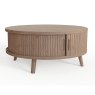 Tambour Coffee Table Grey Wash