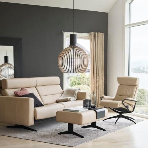 Sit back into pure comfort on the Stressless Stella sofa.👌🏼 Enquire in store about the free lea...