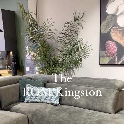 The ROM Kingston corner group is perfect for contemporary homes! Available in lots of fabric and leat...